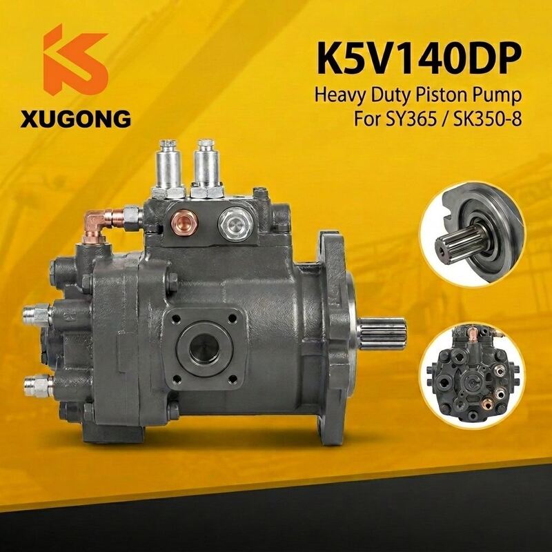 K5V140DP K5V140 Hydraulic Main Pump for Sany SY365 Kobelco SK350-8 Excavator Heavy Duty Piston Pump Assy | XUGONG Factory Direct